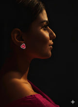 Aurora Pink Gemstone Stud Earrings