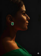 Aurora Pink Gemstone Stud Earrings
