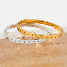 Zirconia Flower Bangles