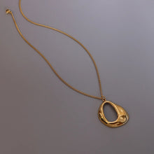 Irregular Hollow Geometric Pendant